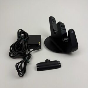 Sony PS3 CECH-ZDC1U Charging‎ Dock w/ ONE Clip & Power Supply OEM Charger GOOD